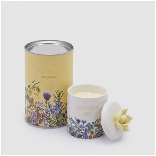 Candela decorativa EDG - Linea "Botanica" - Vari Colori e Fragranze