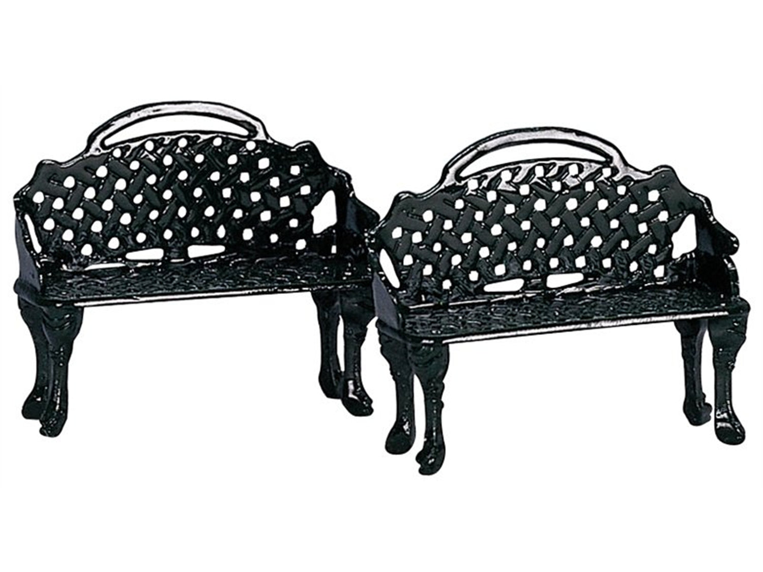 PATIO BENCH, SET OF 2