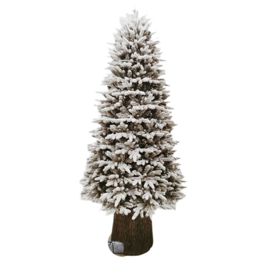 ALBERO DI NATALE FLOCCATO N° 109 CM 205