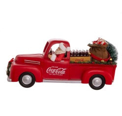 Decorazione COCA-COLA SANTA IN PICK-UP - CHRICC5211