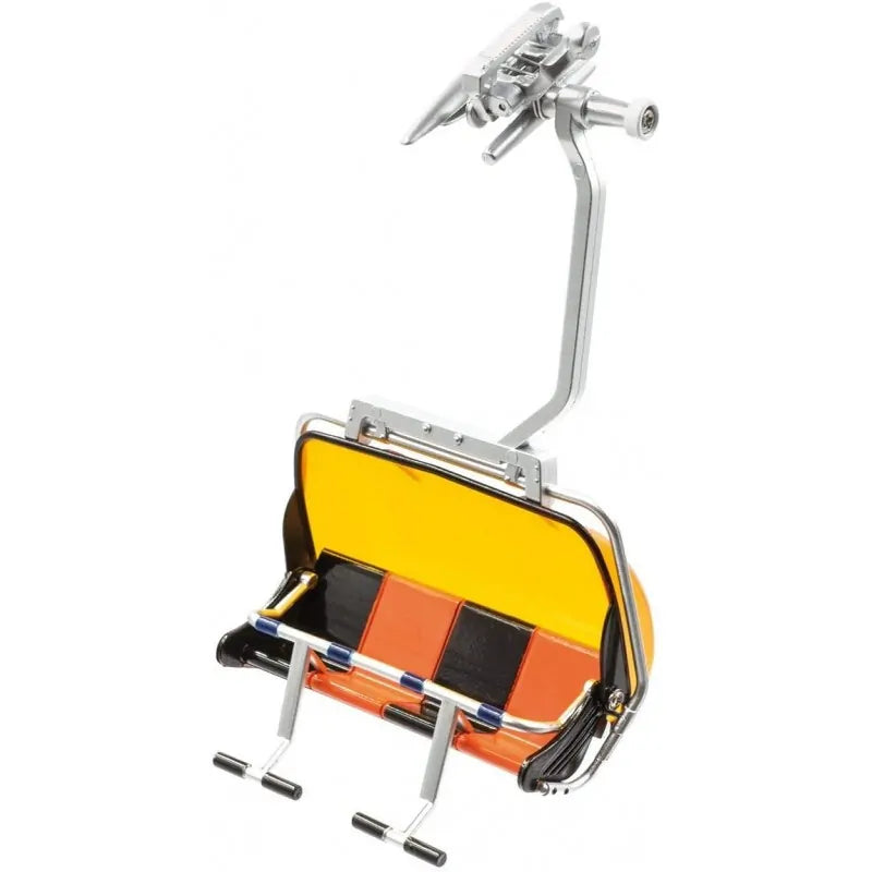 ACCESSORIO DECORATIVO MY VILLAGE - SEGGIOLA 4 POSTI NERO\ARANCIO 1:32 - VEJC87150