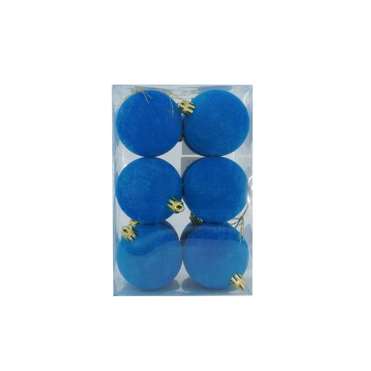 PALLE NATALIZIE IN VELLUTO BLU OTTANIO
