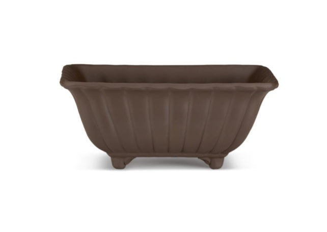 VASO BONSAI VERONA 20X15,7 GRES MARRONE - 2 MISURE DISPONIBILI