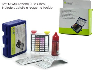KIT TEST PER MISURAZIONE PH E CLORO PER PISCINE - GENT0230070000