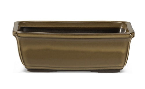 VASO BONSAI VENEZIA 34X27 SMALTATO CUOIO - CERT9000-012