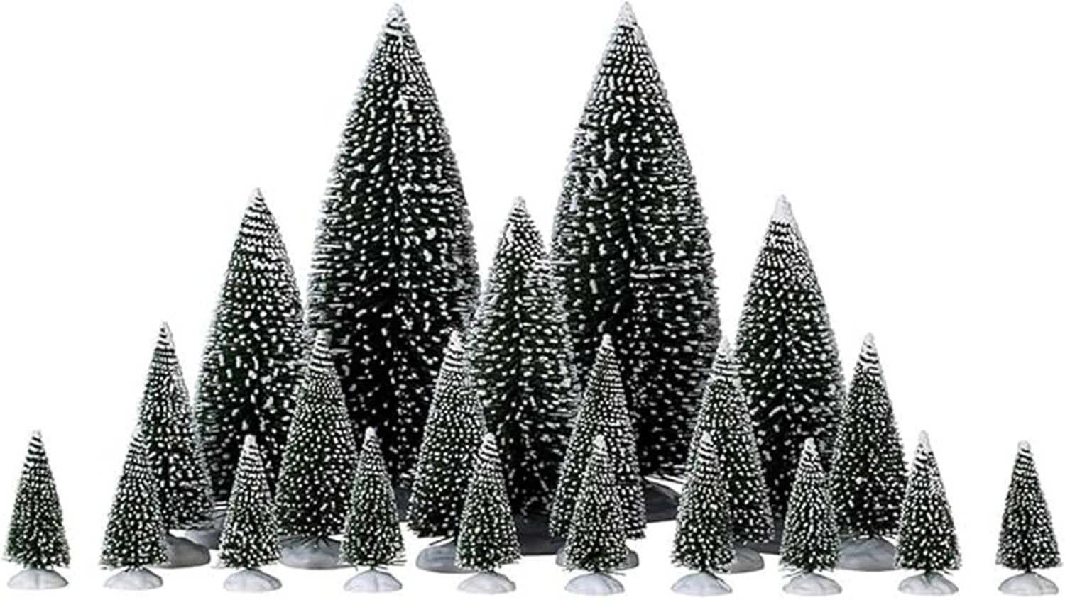 LEMAX alberi  - Assorted Pine Trees - Set of 21