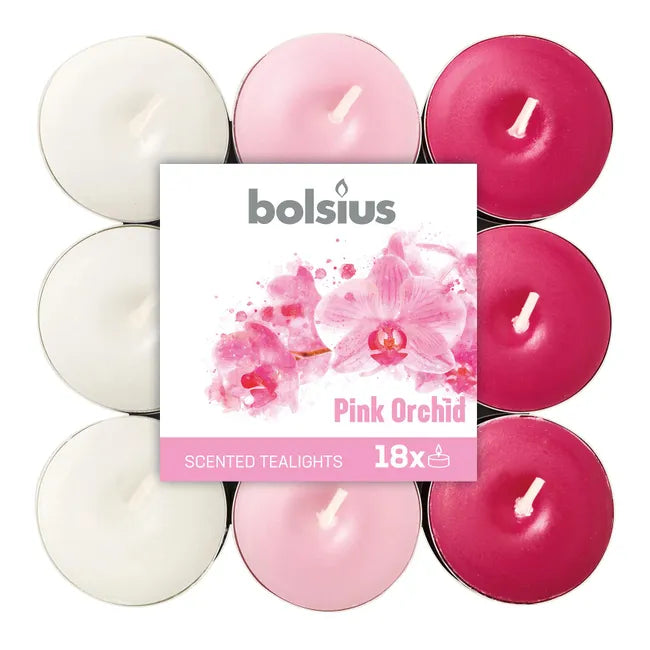 Candele Tealight Bolsius - 18 pz  - Vari colori e fragranze