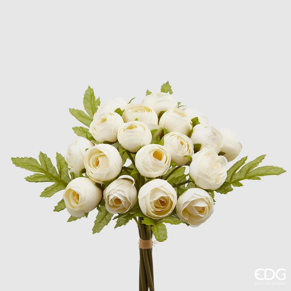 Mazzetto Ranuncoli artificiali h 27 EDG - 3 Colori Disponibili