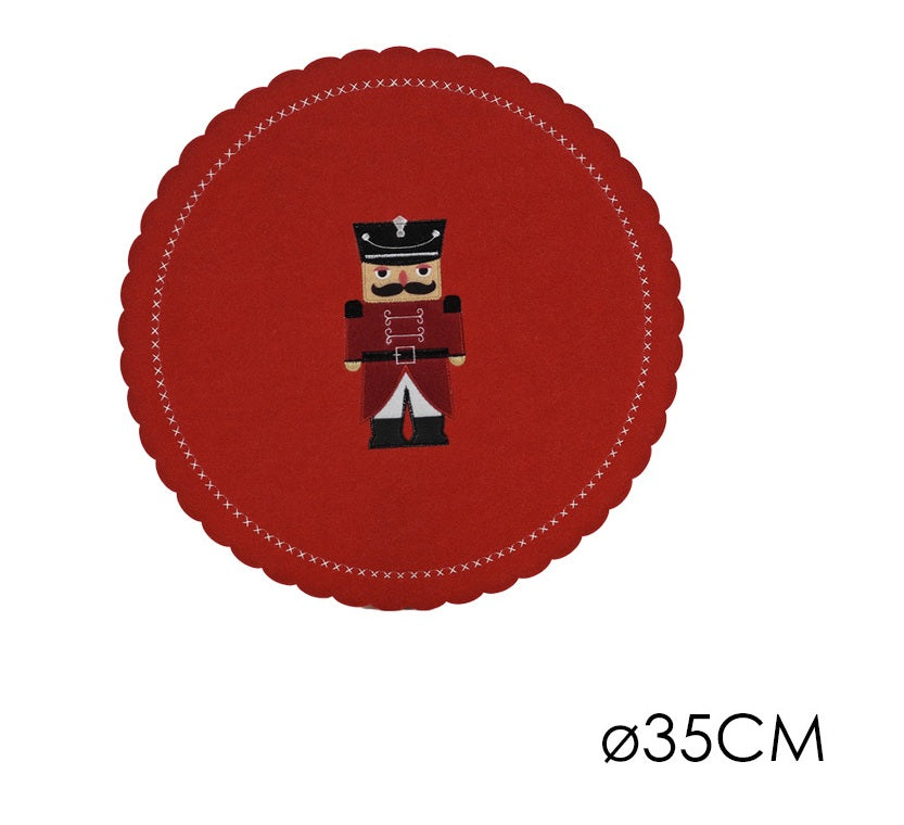 TOVAGLIETTA Ø35CM FELTRO SOLD.