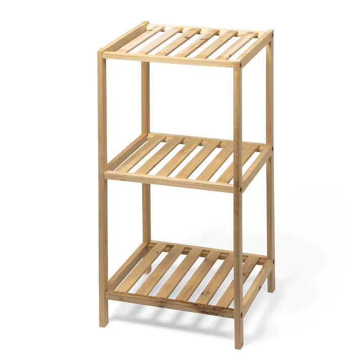 SCAFFALE IN LEGNO 3 RIPIANI 35X30X70CM - GENT636404