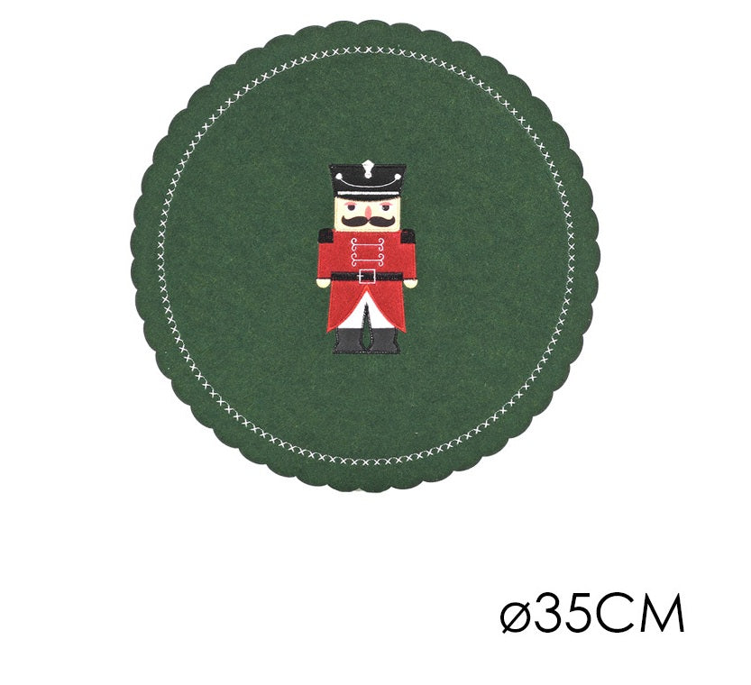 TOVAGLIETTA Ø35CM FELTRO SOLD.