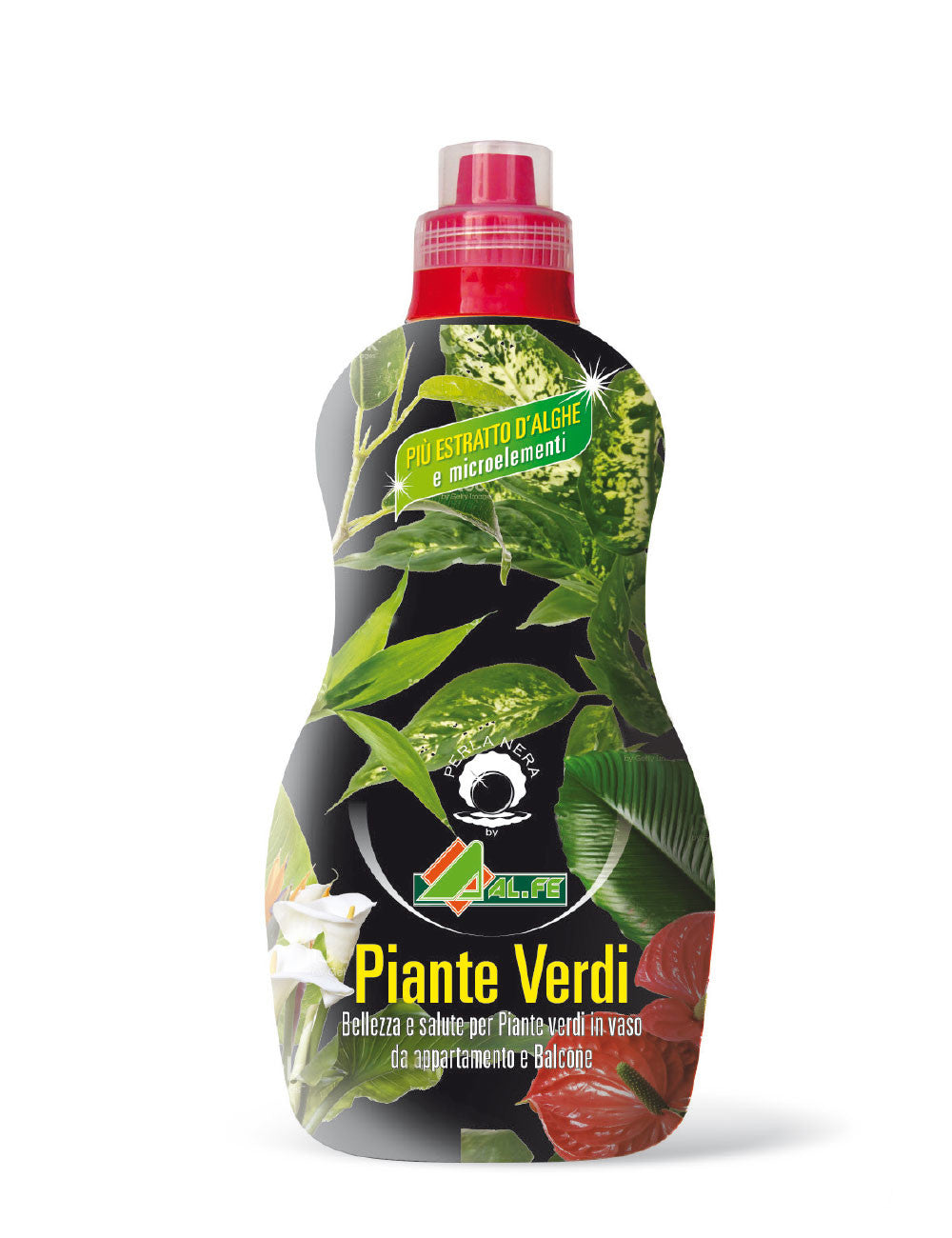 CONCIME PIANTE VERDI LIQUIDO LT 1  PER PIANTE D'APPARTAMENTO AL.FE.
