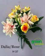 DALIA ROSE CESPUGLIO BOUQUET DECORAZIONE CASA COMPOSIZIONI